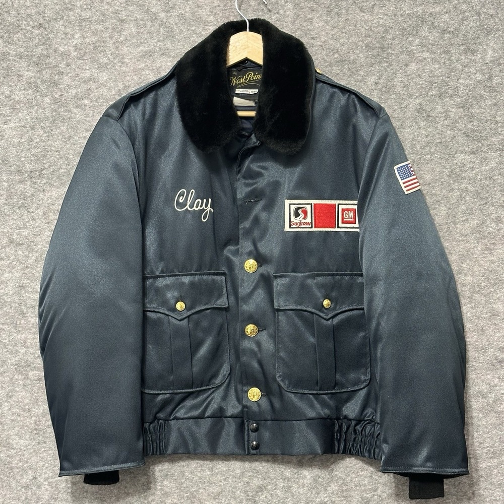 Vintage‎ West Point GM Saginaw Division N.A.O Security Jacket Men Sz 44R (READ)